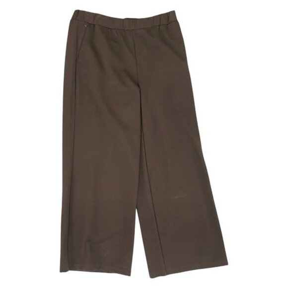 Universal Standard Stephanie Ponte Wide Leg Brown size L 22/24 NWT - Picture 1 of 9